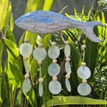 Bluewash Fish Carving and Natural Copis Drop - Image 2