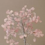 Gemstone Tree with Organite Base - 160 Stone - Rose Quartz - Image 2
