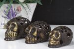 Vintage Brass Skull - Lrg - Image 8