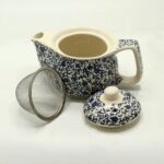 Small Herbal Teapot - Blue Pattern - Image 2