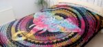 Single Cotton Bedspread + Wall Hanging -   Winter Tree - Image 3