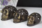 Vintage Brass Skull - Lrg - Image 9