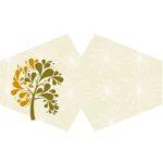 Reusable Fashion Face Covering - Golden Tree  (Adult) - Image 2