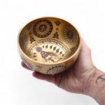 Pure Brass Etched Yogi - Set of 4 - Approx 3.85kg - Image 2