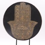 Buddha Feng Shui Set - Hamsa - Grey (2 Designs) - Image 3