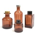 50 ml Round Reed Diffuser bottle - Amber - Image 2
