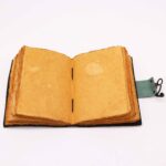 Leather "Moon Phases" Deckle-edge Notebook (7x5") - Image 2