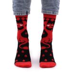 Hop Hare Bamboo Socks (36-40) - Red Dragons - Image 2