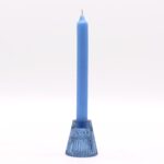 Set of 2  Flip Dinner Candle / Tealight Holder - Royal Blue - Image 2