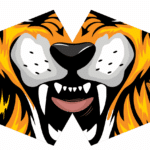 Reusable Fashion Face Covering - Tiger (Children)