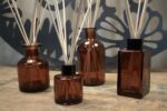 50 ml Round Reed Diffuser bottle - Amber - Image 3