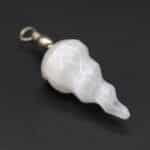 Selenite Spiral Pendant - Image 2