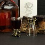 Bottom Up Shot Glasses (25ml) - Forest & Mystical Creatures - Antique Bronze - Image 13