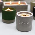 Med Concrete Soy Candle  - Love - Purple Fig & Casis - Image 7