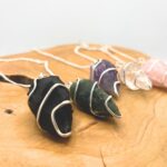 Raw Gemstone Pendulum - Moss Agate - Image 2
