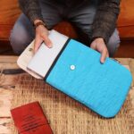 Laptop Padded Pouch - Terrific Turquoise - 14oz Stonewash - Image 2
