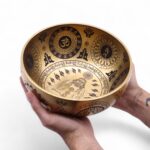Pure Brass Etched Yogi - Set of 4 - Approx 3.85kg - Image 5