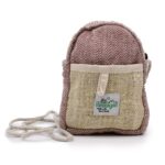 Mobile Hemp Bag with String - Random Colour - Image 4