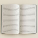 Light Blue Velvet Notebook - 80 pages - Embrace The Journey - Image 2