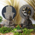 Buddha Feng Shui Set - Hamsa - Grey (2 Designs) - Image 6