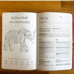 White Wellness Journal - 120 pages - Rose Gold Tree of Life - Image 3