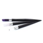 Simple Pointed Healing Wand - Rose, Rock, Amethyst - Image 2