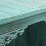 Albasia Bathroom Cabinet - Turquoise wash - Image 3