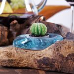 Molton Glass on Wood - Candle Holder - Image 6