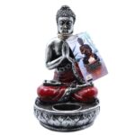 Buddha Candle Holder - Red - Medium - Image 3
