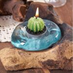 Molton Glass on Wood - Candle Holder - Image 7