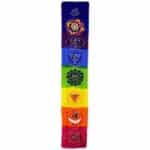 Chakra Drop Banner - Rainbow 183x35cm