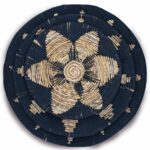 Set of Three Seagrass Bowls Wall Art - Black