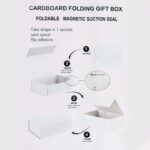 Flat Pack Gift Box - Large  (28.2x20.2x9.2cm) - Pink - Image 4