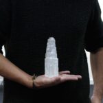 Natiural Selenite Tower - 15 cm - Image 5