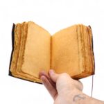 Fat Deckled Edge Leather Notebook – Every Day May Not Be Good (12.7 × 8.9 cm) - Image 5