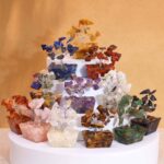 Box of 12 Mini Gemstone Trees On Orgonite Base - Assorted Mix (15 stones) - Image 2