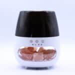 Salt Stone Flame Effect Aroma Diffuser  - White USB - Colour Change and Timer - Image 4