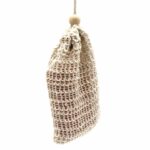 Nature Soap Bag - Washed Jute - Image 3