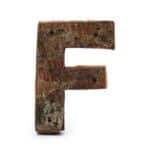 Rustic Bark Letter   - "E"  - 7cm