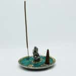Ganesh Plate Tibetan Decor Cone & Stick Holder - Image 2