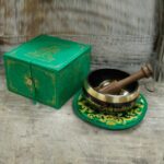 Green Tara Singing Bowl Set 10cm (min 380gm) - Image 6