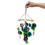 Green & Purple Driftwood Chime - Image 6