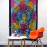 Single Cotton Bedspread + Wall Hanging - Elephant Head 130cm x 200cm - Image 3