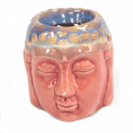 Buddha Oil Burner - Rose & Teal