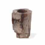 Petrified Wood Candle Holder - Single Tall - Image 3