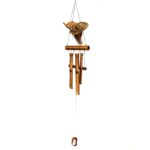 1x Coconut Owl Windchimes - Image 2