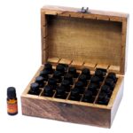 Aromatherapy Floral Carved Box (Holds 24 bottles) - Image 3