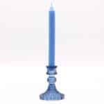 Set of 2 Vintage Dinner Candle Holder - Royal Blue - Image 2