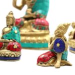 Brass Buddha Figure - Thinking - 6.5 cm - Image 4