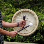 Spirit of the Wolf - Sharman Drum & Stick- Tunable - 40cm - Image 11